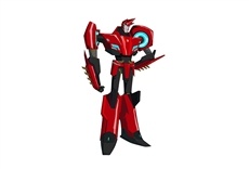 Escena de Transformers: Robots in Disguise