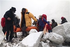 Escena de Viento del Everest