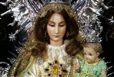 Escena de Virgen de la natividad