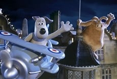 Escena de Wallace & Gromit. La maldición de las verduras