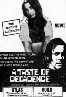 A Taste of Decadence streaming en ligne gratuit