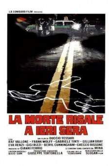 Watch La morte risale a ieri sera online stream