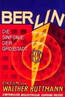 Berlin, symphonie d'une grande ville streaming en ligne gratuit