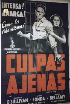 Culpas ajenas online streaming
