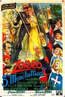 El Zorro y los tres mosqueteros online