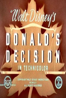 Donald's Decision streaming en ligne gratuit