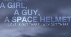 A Girl, a Guy, a Space Helmet