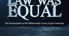 Before the Law Was Equal: The Desegregation of the Hillsborough County Legal Community film complet