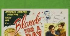 Película Blonde for a Day