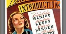A Letter of Introduction (1938) stream