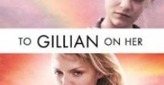 A Gillian, per il suo compleanno