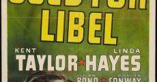 Sued for Libel (1939) stream