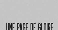 Filme completo Une page de gloire