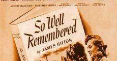 So Well Remembered (1947) stream