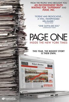 Page One: A Year Inside the New York Times Online Free