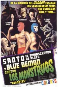 Santo el enmascarado de plata y Blue Demon contra los monstruos streaming en ligne gratuit