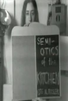 Semiotics of the Kitchen en ligne gratuit