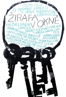 Zirafa v okne