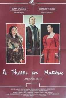 Le théâtre des matières online