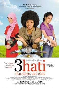 3 hati, dua dunia, satu cinta online streaming