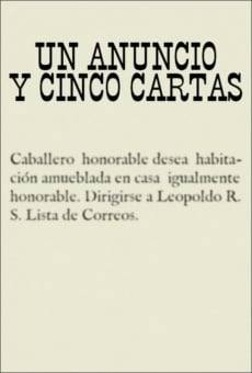 Un anuncio y cinco cartas