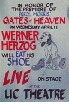 Werner Herzog Eats His Shoe