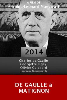 Ver película De Gaulle à Matignon