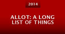 ALLoT: A Long List of Things (2014) stream