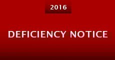 Deficiency Notice