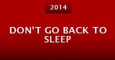 Película Don't Go Back to Sleep