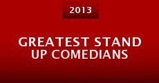 Película Greatest Stand Up Comedians