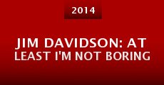 Película Jim Davidson: At Least I'm Not Boring
