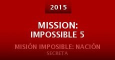 Mission Impossible 5 complet
