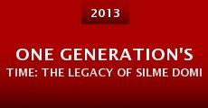 Película One Generation's Time: The Legacy of Silme Domingo and Gene Viernes