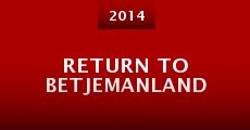 Return to Betjemanland (2014) stream