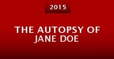 Película The Autopsy of Jane Doe